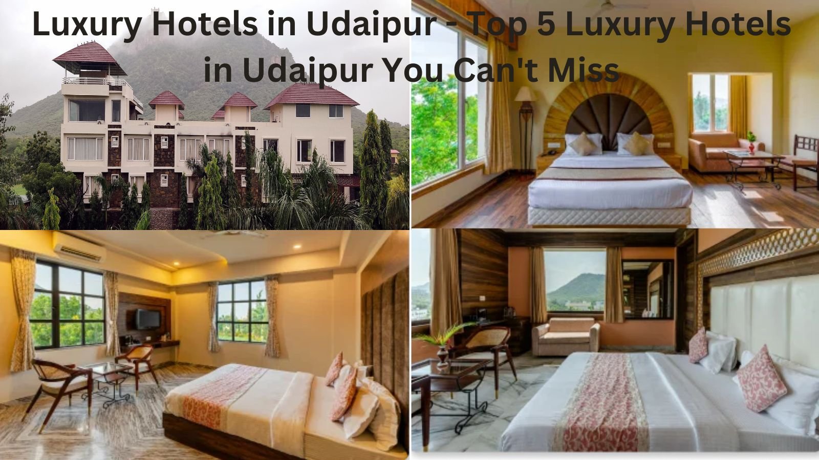 Luxury Hotels in Udaipur - Top 5 Luxury Hotels in Udaipur You Can't Miss